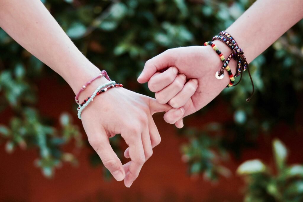 friendship friends holding hands