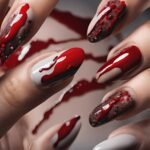 halloween nail art design