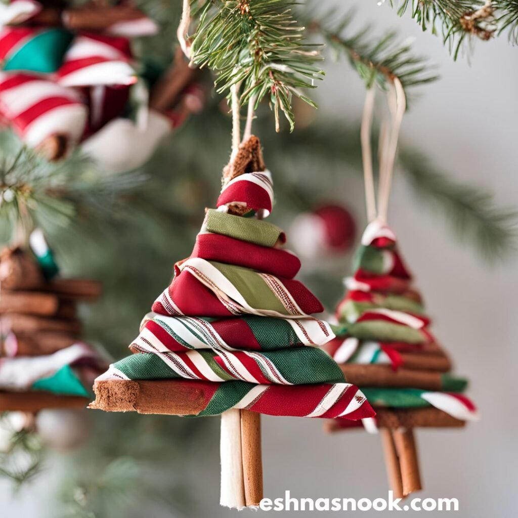 Christmas tree decoration ornaments cinnamon stick