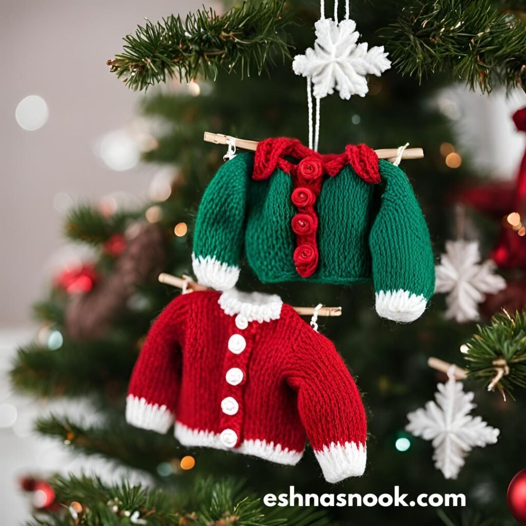 Christmas tree decoration ornaments mini sweater