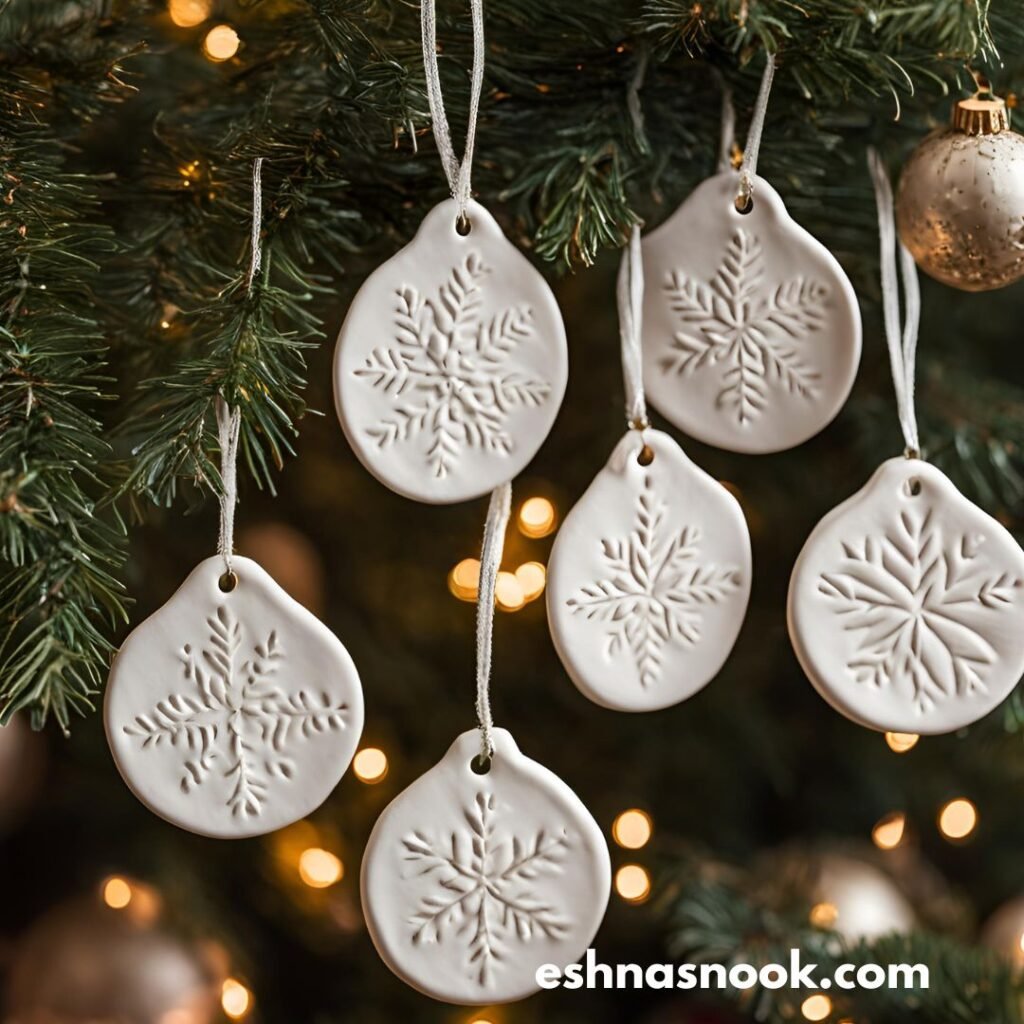 Christmas tree decoration ornaments clay stamps