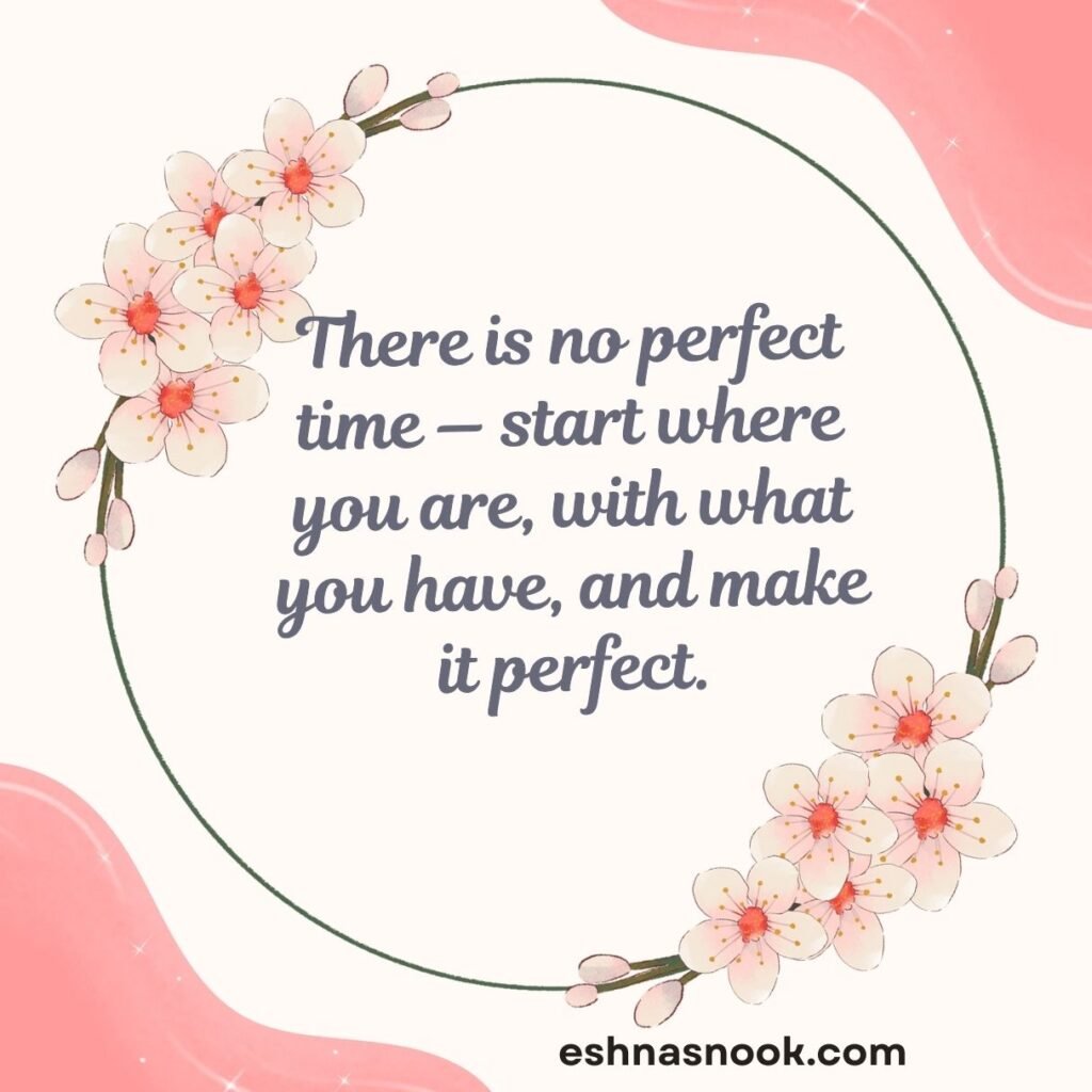 expectations perfect time quote