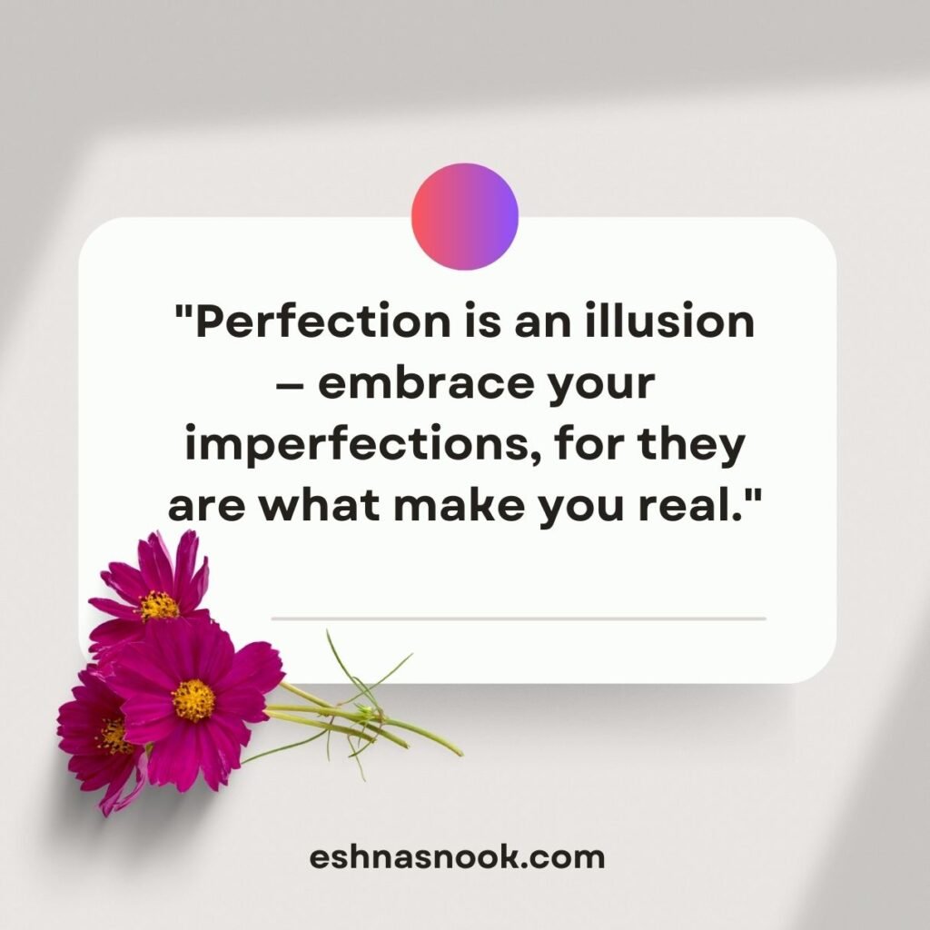 expectations perfection quote